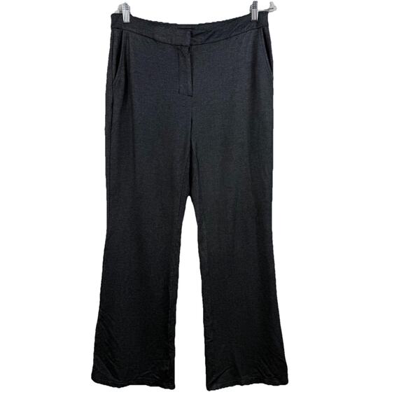 J. Jill Wearever Collection Refined Woven Trousers Small Stretch Heathered Black - Picture 1 of 12